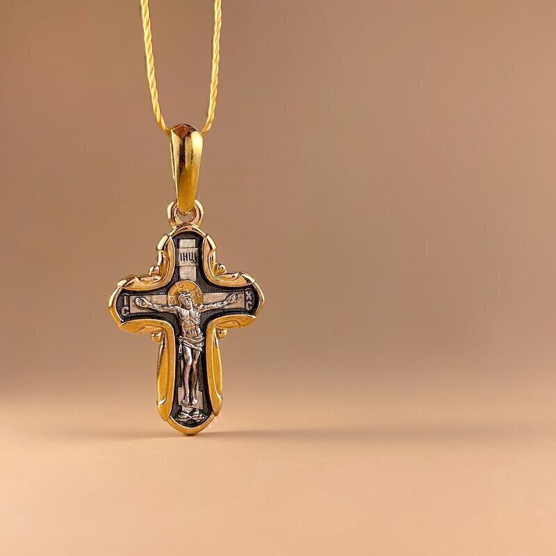 Купить Крест из серебра "Ангел-Хранитель" (2804)